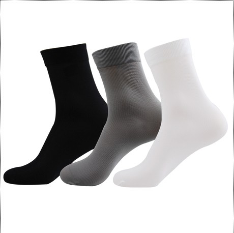 南极人双11儿童节特价正品男士透气超薄丝袜夏季纯色短筒丝袜3双