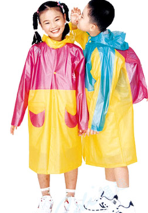 包邮正品红叶535 雨衣 儿童雨衣 加厚 儿童雨衣带书包位