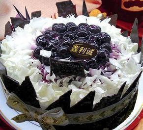 长春生日蛋糕同城速递 生日蛋糕 欧式水果蛋糕 蓝莓蛋糕 吉林蛋糕
