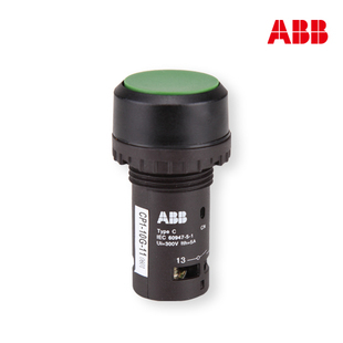 正品 原装瑞典ABB一体式 按钮开关CP1-10G-11 绿色