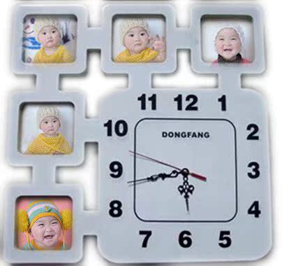 韩式烤漆钟表像框卡通儿童创意欧式影楼批发相框冲钻特价冲洗照片
