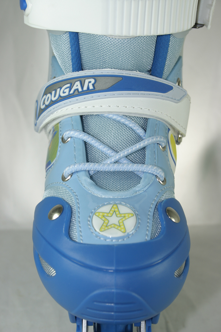 【包邮】美洲狮正 MS707L 专业轮滑鞋 溜冰鞋 旱冰鞋 蓝色