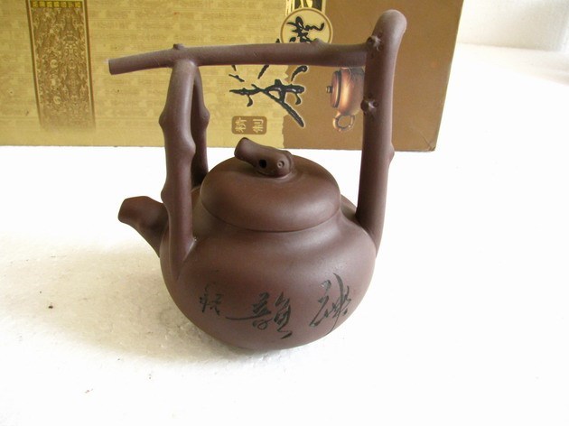 特价茶壶 红木茶盘配件 紫砂提梁*梅花柄*茶壶造型奇特 包邮