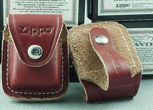 美国原装正品zippo 芝宝专柜正版打火机专用皮套 铁扣 多色