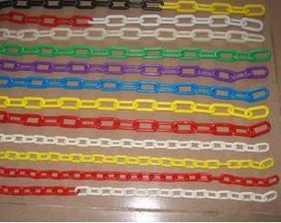塑料链条  警示链 路锥连接链条链 黄黑链条 红白链条