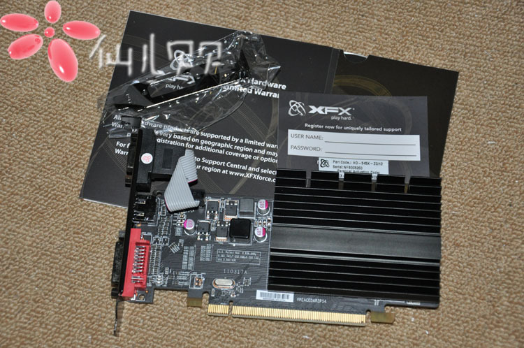 XFX 景钛 ATI HD5450 1G DDR3 半高显卡 HTPC显卡 PCI-E 独立显卡