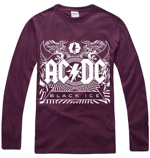 包邮★AC/DC(ACDC) 重金属摇滚乐队 中性 纯棉长袖T恤★赞