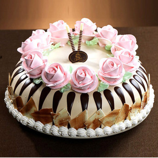 无锡克莉丝汀蛋糕 蔷薇之城 生日蛋糕 无锡蛋糕配送