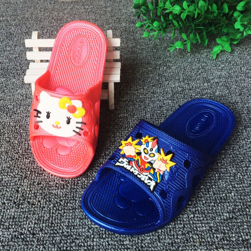 男女童鞋夏天冲凉拖鞋家居家用2-8岁男女儿童室内防滑洗澡拖鞋