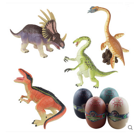 正品包邮特价4D立体大号恐龙蛋拼装组装益智早教玩具恐龙模型玩偶