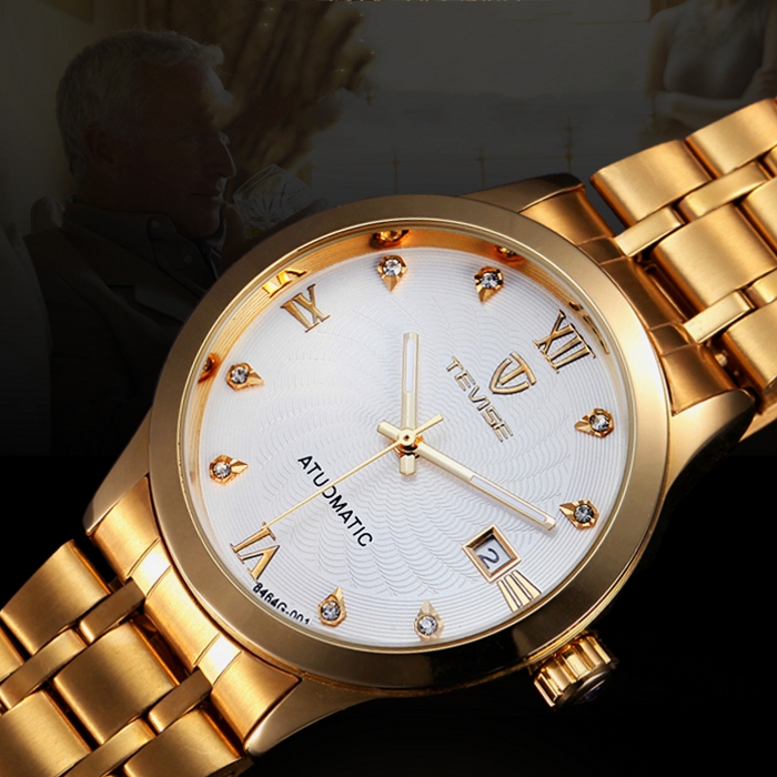 正品特威斯全自动机械表商务时尚男款手表 手表男腕表