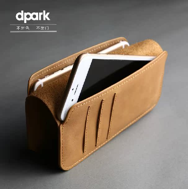 dpark iphone6s puls手机套 iphone6s手机壳 苹果6真皮保护套