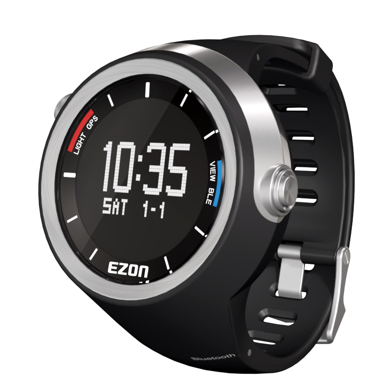 EZON 宜准户外智能运动GPS手表 计步跑步 男士多功能防水电子表G2
