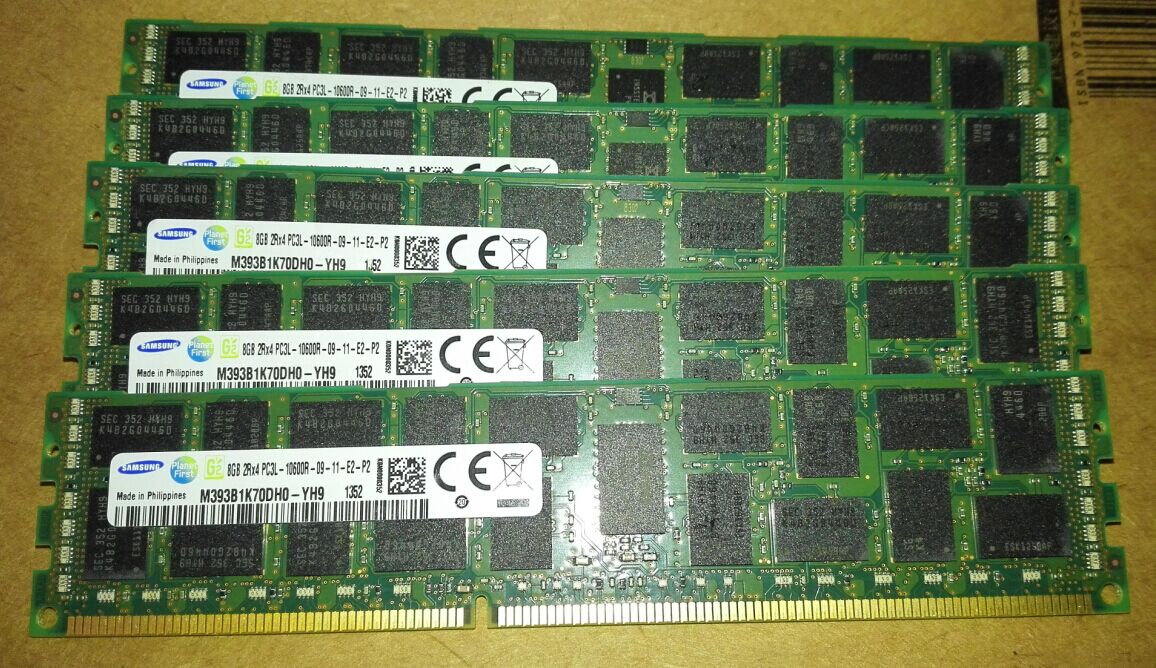 三星8G 2R*4 PC3L-10600R 1333 DDR3 ECC REG 服务器内存条低电压