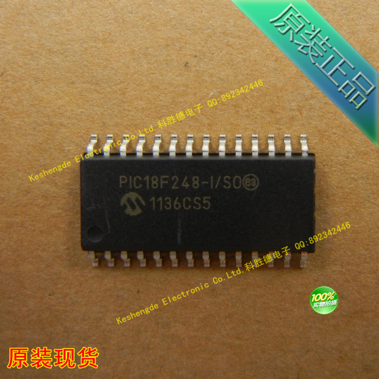 PIC18F248-I/SO  贴片SOP28全新原装 微控制器芯片 全系列特价