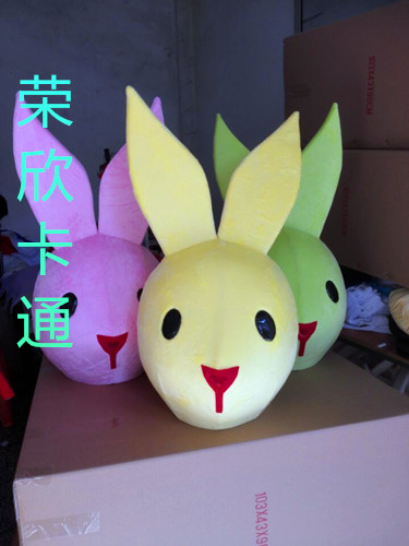 兔子卡通人偶服装 节日庆典表演宣传玩偶 影楼摄影道具兔子头套