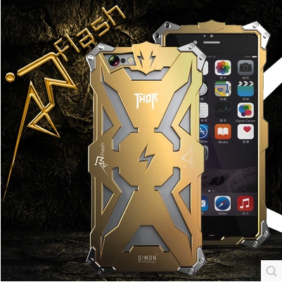 苹果6plus手机套 iphone6 Metal case 苹果6钢铁侠金属壳手机壳6P