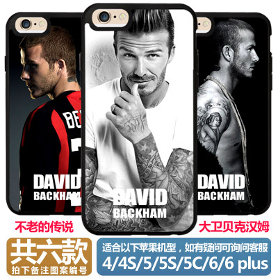 iPhone6 Plus手机壳 ip6苹果6P iphone5s透明硅胶 贝克汉姆 小贝