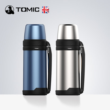 英国特美刻tomic不锈钢真空保温杯 大容量保温壶保温瓶户外水壶
