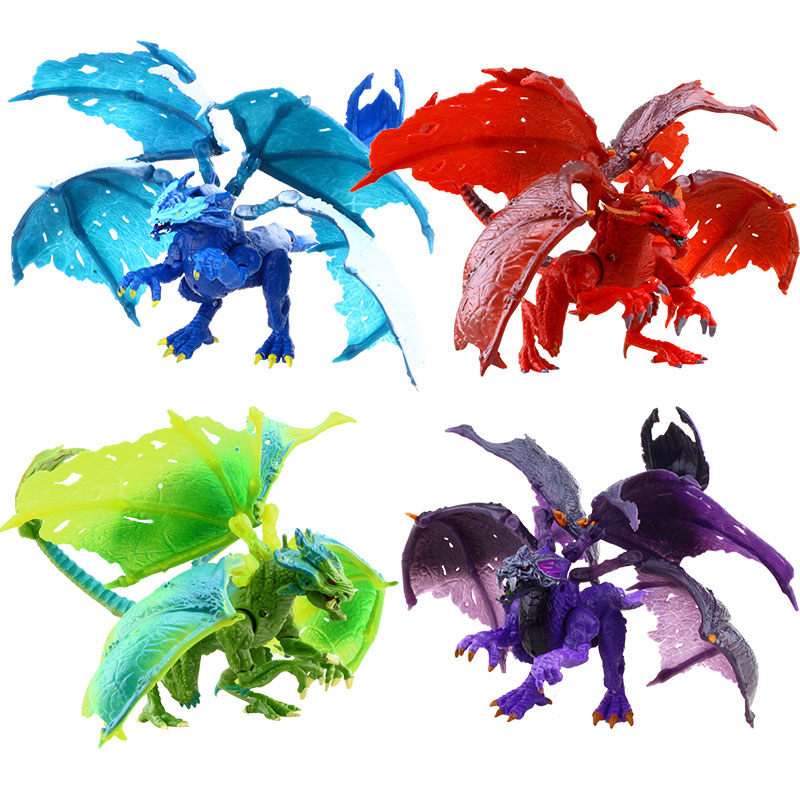 4D翅膀飞龙 可拼装变形恐龙玩具模型动物恐龙蛋 儿童 玩具恐龙