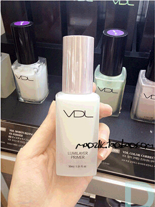 韩国正品VDL贝壳提亮液妆前乳3D立体妆容 保湿提亮肤色张馨予推荐