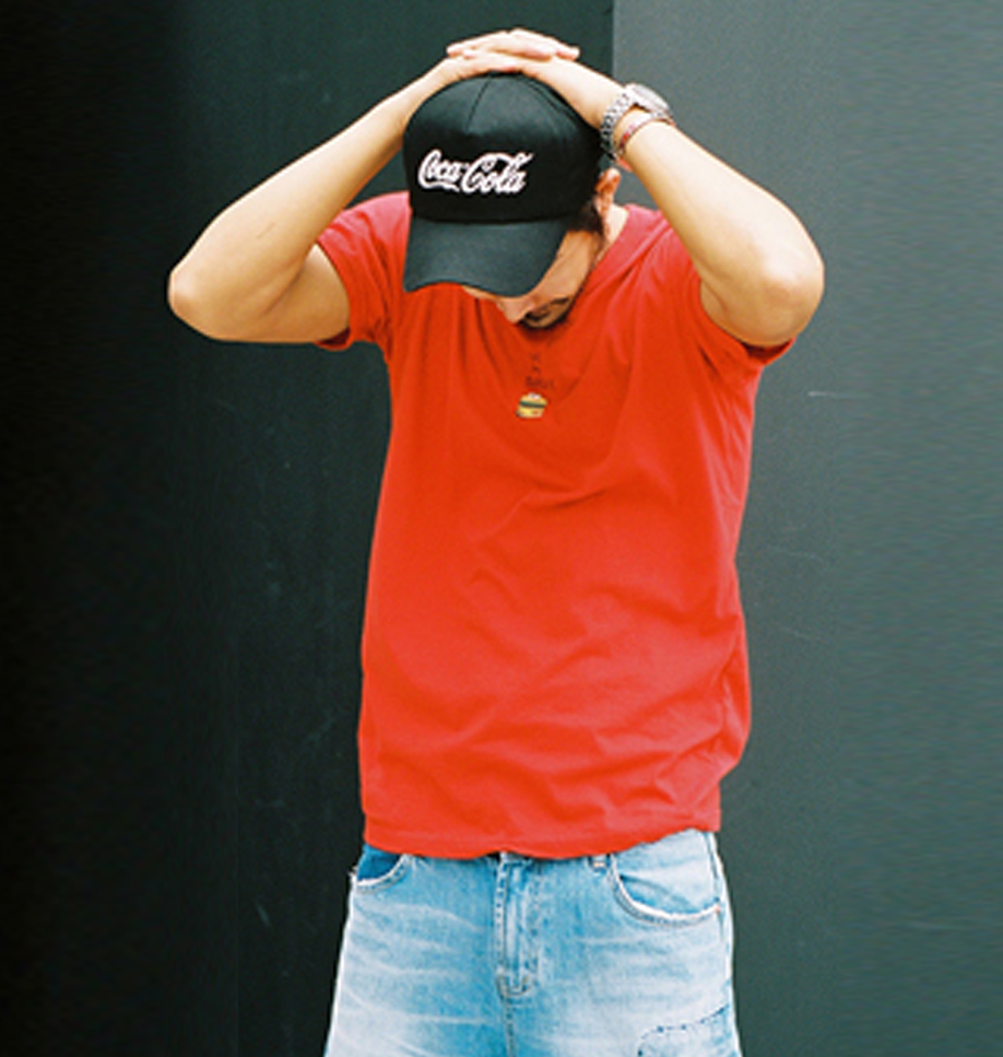 韩国代购正品简单休闲舒适纯色红白色男士夏季短袖纯棉T恤圆领潮