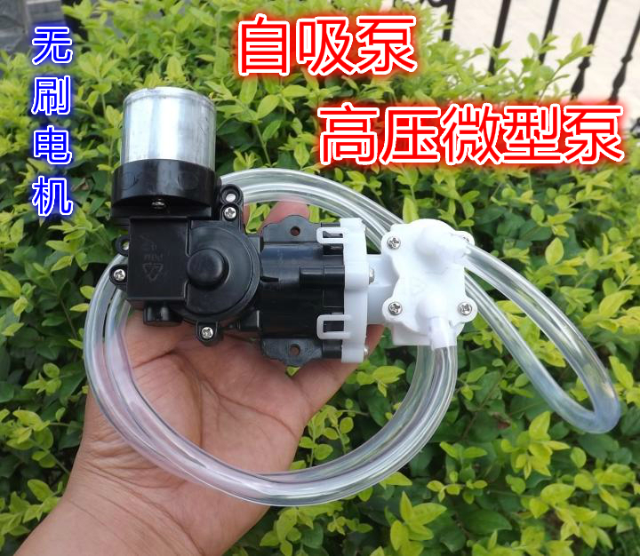 拆机 有刷电机微型高压水泵 自吸 活塞 隔膜泵 小型压力泵 清仓价