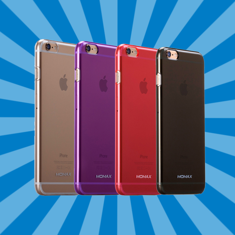 MOMAX摩米士iPhone6sPlus手机壳苹果6保护套透明超薄防摔多色正品