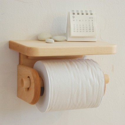 【纸巾架】全实木质厨房卷纸器 卫生间厕纸盒 手纸架 创木工房