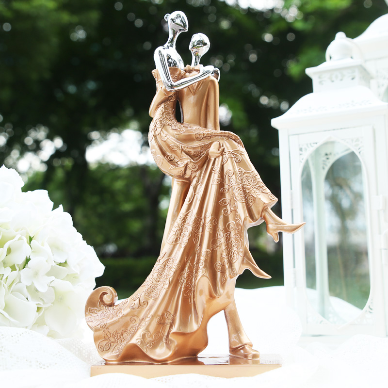 创意高档欧式工艺品结婚礼物摆件实用新婚婚庆礼品闺蜜家居装饰品