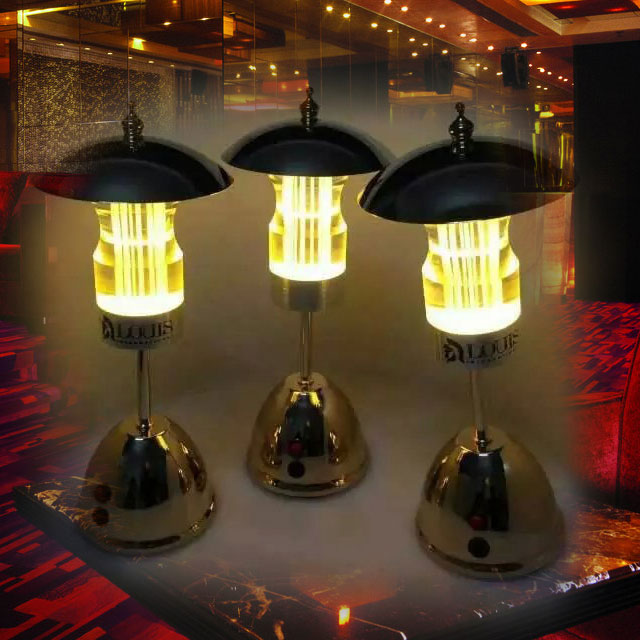 美式LED酒吧桌灯充电吧台灯复古小夜灯餐厅咖啡厅烛台灯