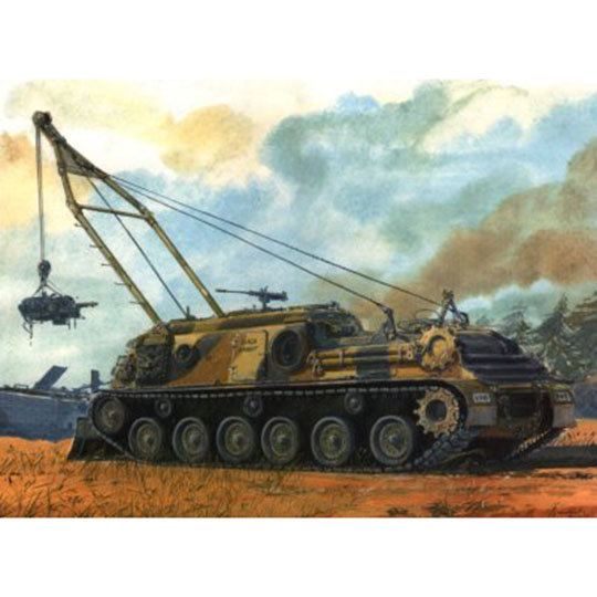 [定购]M-88 A1 1:25 坦克 战地维修车 正版纸模型 军武宅