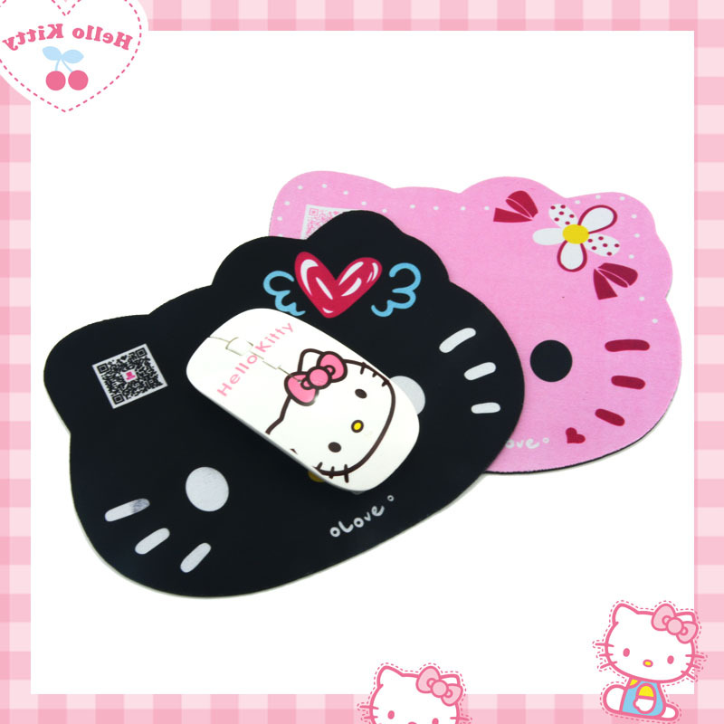 卡通KT鼠标垫hello kitty女生创意可爱猫头鼠标垫批发厂家直销