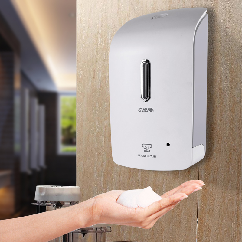 瑞沃感应泡沫皂液器 感应自动洗手液机家用壁挂厨房给皂器卫生间