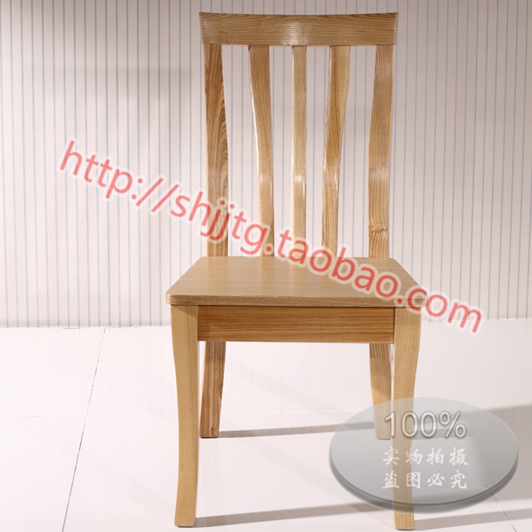 水曲柳实木餐椅/时尚简约白色餐凳/工厂直销特价餐椅/新款餐椅
