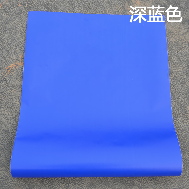 PVC自粘墙纸 深蓝色纯色壁纸 墙纸家具翻新贴防水可擦洗及时贴