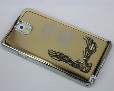 包邮三星Note3老鹰翅膀n9000/N9008哈雷金属浮雕保护套奢华手机壳