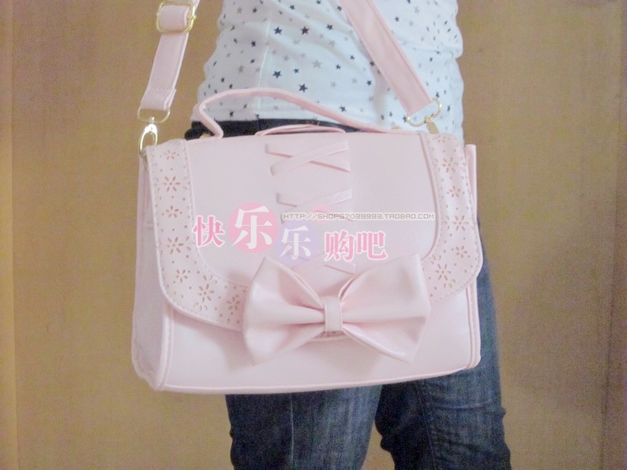 包邮巧迪尚惠甜美公主手拎包 化妆刷包 背包 手提包