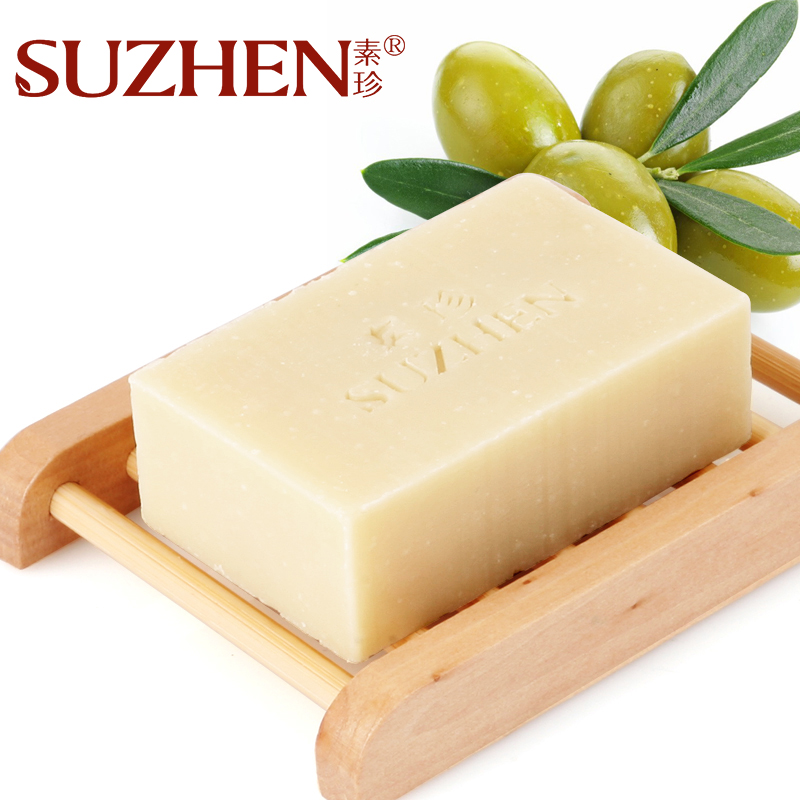 素珍 橄榄手工皂100g洁面手工冷制皂纯天然精油皂保湿滋润 台湾进