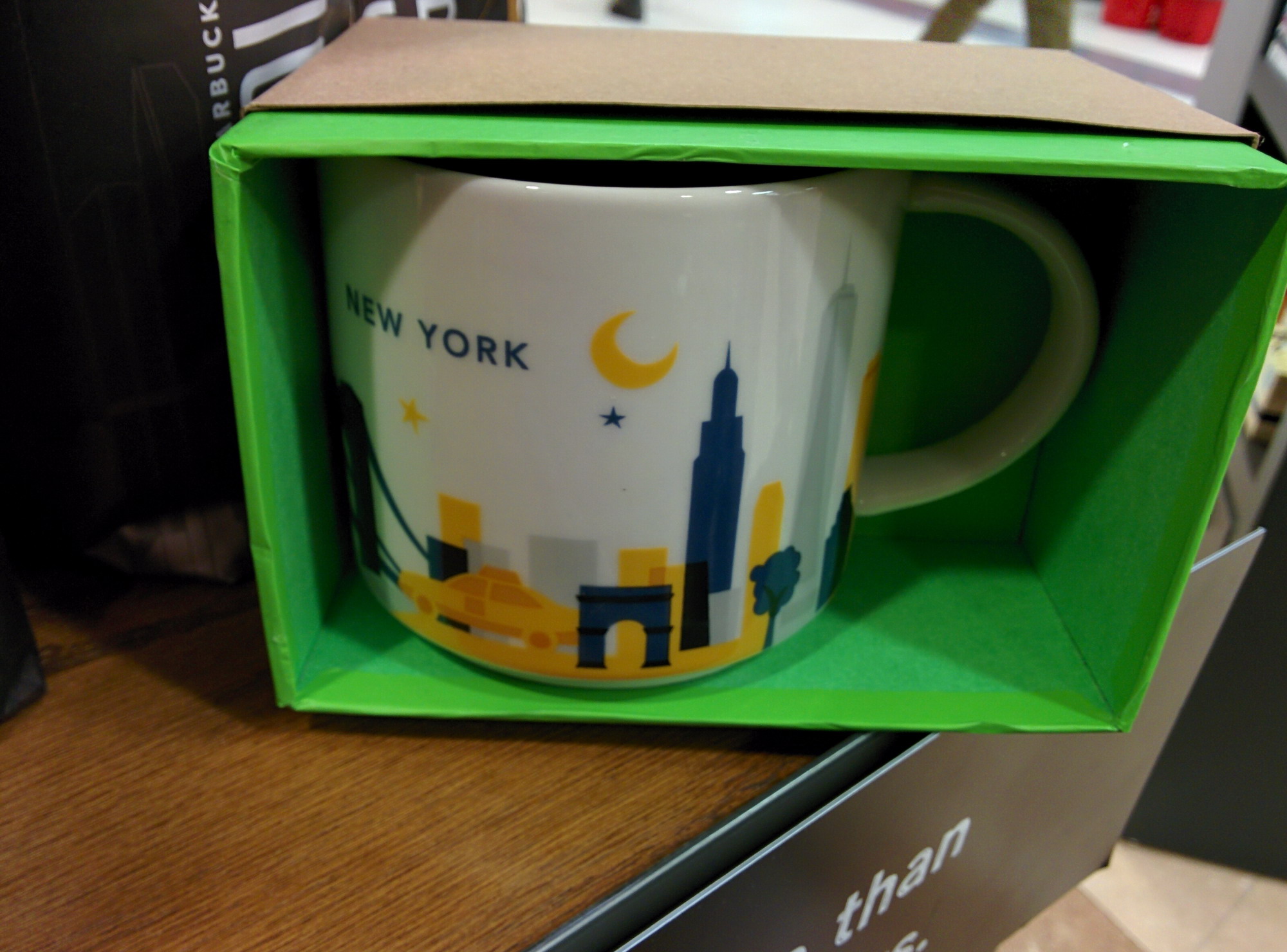 美国正品 正版星巴克Starbucks NewYork纽约城市马克杯 14oz