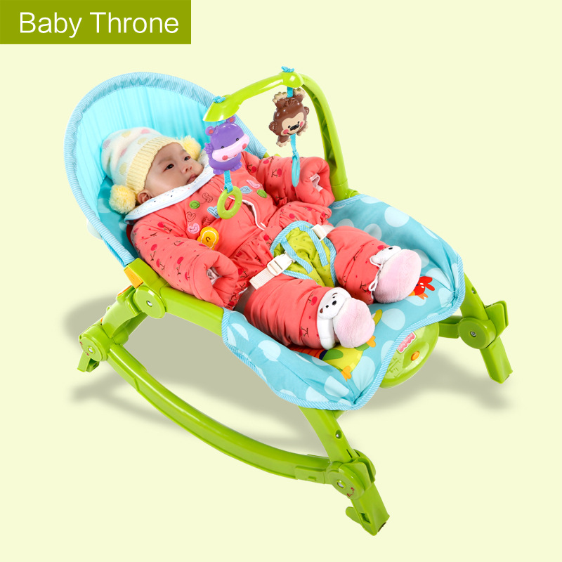 baby Throne婴儿摇椅、多功能轻便摇椅电动安抚椅儿童摇摇椅W2811