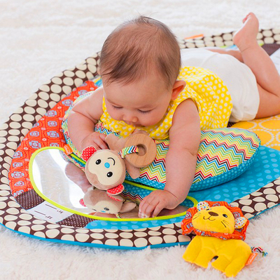 包邮 爬行游戏毯婴儿练习抬头趴趴枕新生儿宝宝益智玩具0-1岁