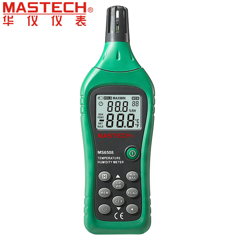 MASTECH华仪 MS6508温度湿度监控测试记录仪表温湿度检测计