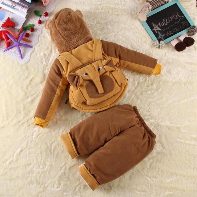 【今日特卖】包邮男女童儿童装套装冬装婴幼儿0-1-2-3岁加厚棉衣