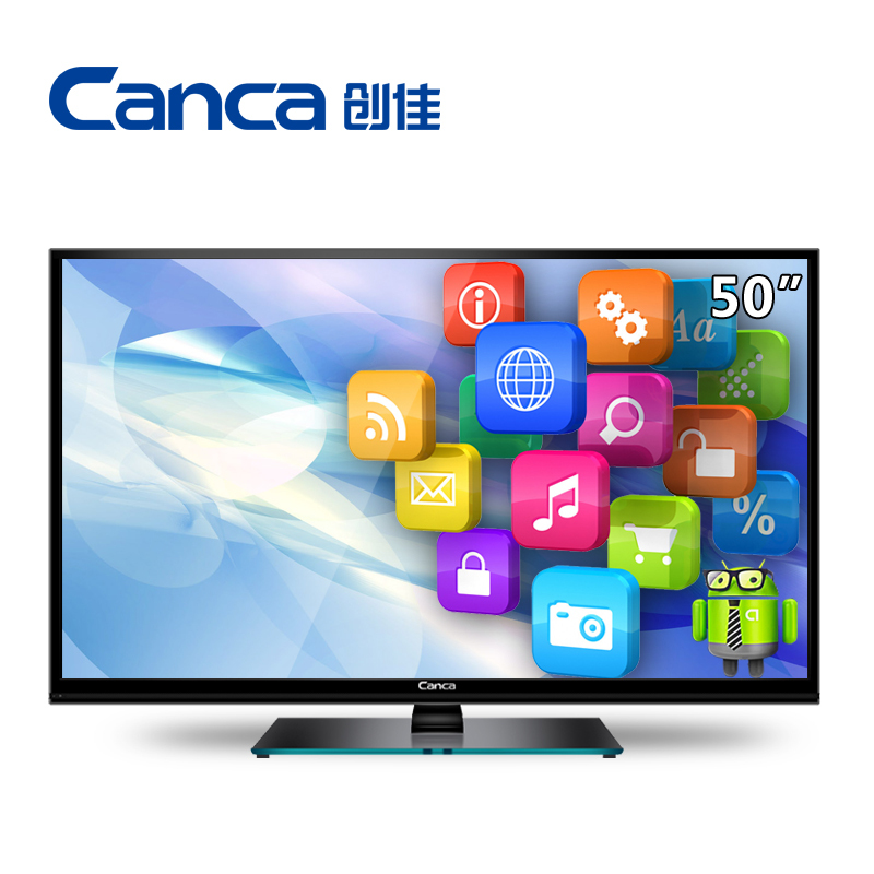 Canca/创佳50HAD5500 PL97 50英寸安卓4.0窄边框无线WiFi网络电视
