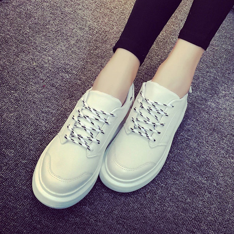 麦安娜欧洲站春夏新款白色休闲运动鞋松糕厚底女鞋