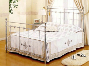 欧式铁床美式铁艺床家铁床公寓床复古单人床1.2铁床双人床 1.5 米