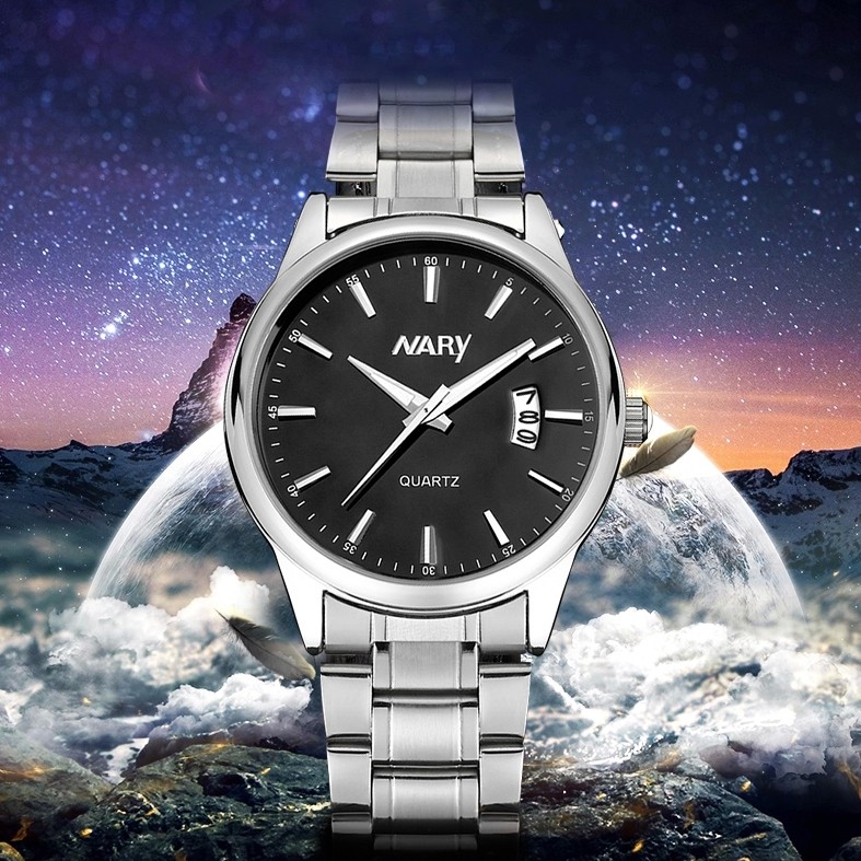 【耐瑞NARY】2014新款手表日历男士手表热销速卖通石英表6115