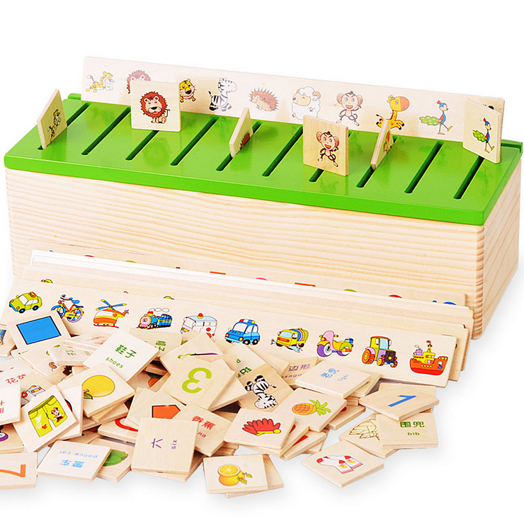 蒙氏早教类 学习形状分类盒玩具 益智配对儿童智力玩具批发