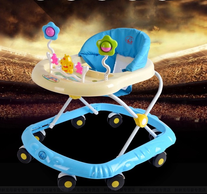 婴儿宝宝学步车/小孩子必备儿童助步/特价包邮/可折叠带刹车音乐